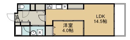 ソフィア天神山 406号室 間取り