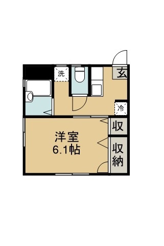 セーラハイツ 101号室 間取り