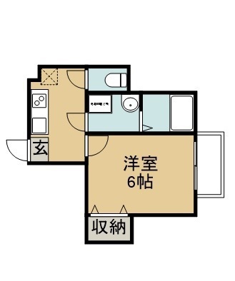 Ａｚｕｌ保春院 103号室 間取り