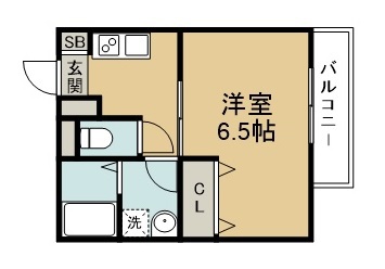 ＭＡＨＡＲＯ宮町 202号室 間取り