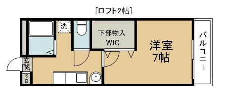 コーポ阿部 203号室 間取り