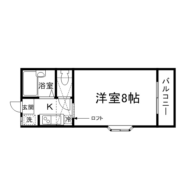 ランコントレ葉山 101号室 間取り