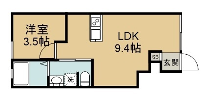 ライズ・フィルＡ 103号室 間取り