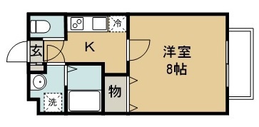 アスコットディア萩野町 間取り図