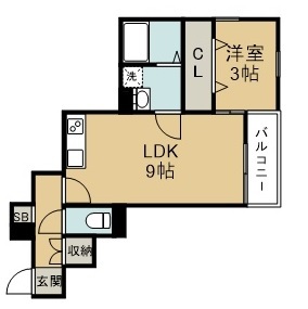 リーコーポ八番館 間取り図