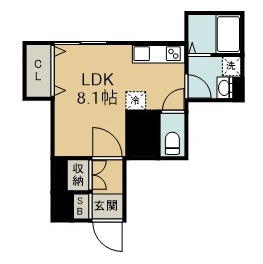 リーコーポ八番館 間取り図