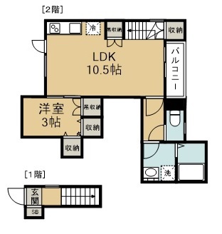 リーコーポ八番館 間取り図