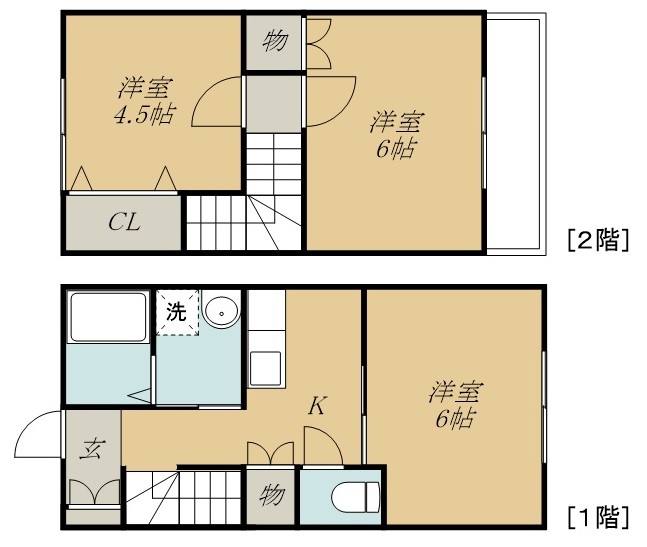 パレスソネ 3号室 間取り