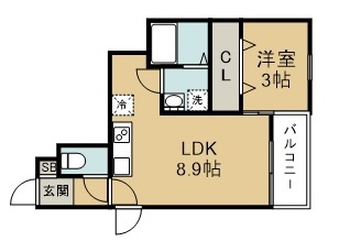 リーコーポ八番館 間取り図