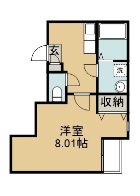 クレフラスト台原駅前 間取り図