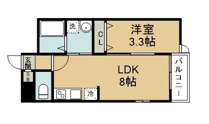 メゾン・ド・エスポワール宮千代 間取り図