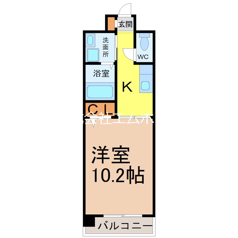 VERDINO内田橋（ヴェルディーノ内田橋） 間取り