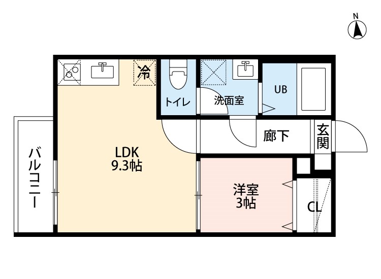 クラウド鳥羽見 間取り