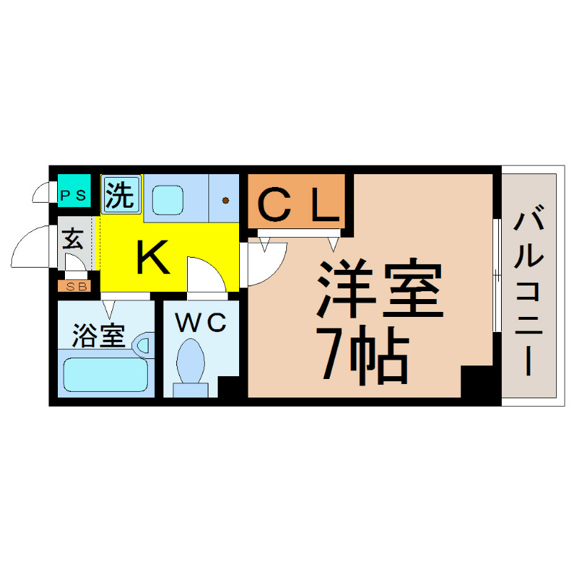 愛知県名古屋市中川区月島町 間取り