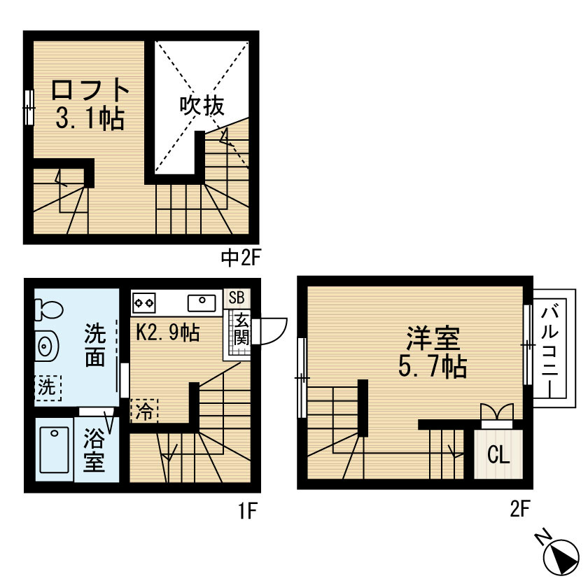 Ｆｅｌｉｃｉｔｙ鳴海 間取り