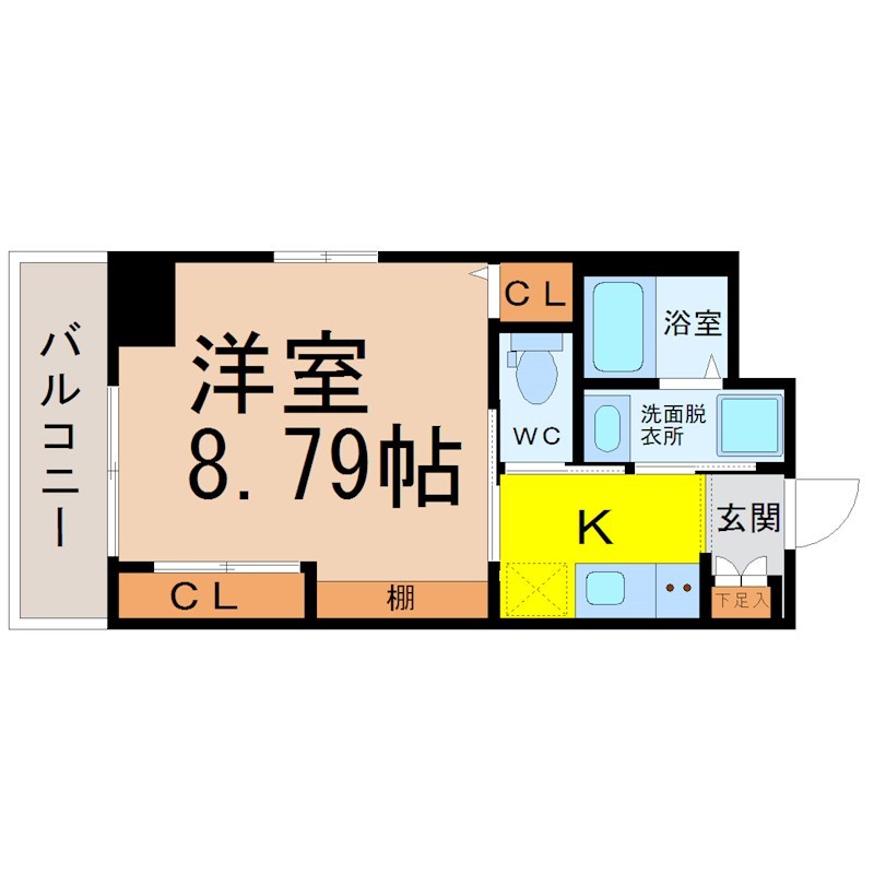 愛知県名古屋市東区葵１丁目 間取り