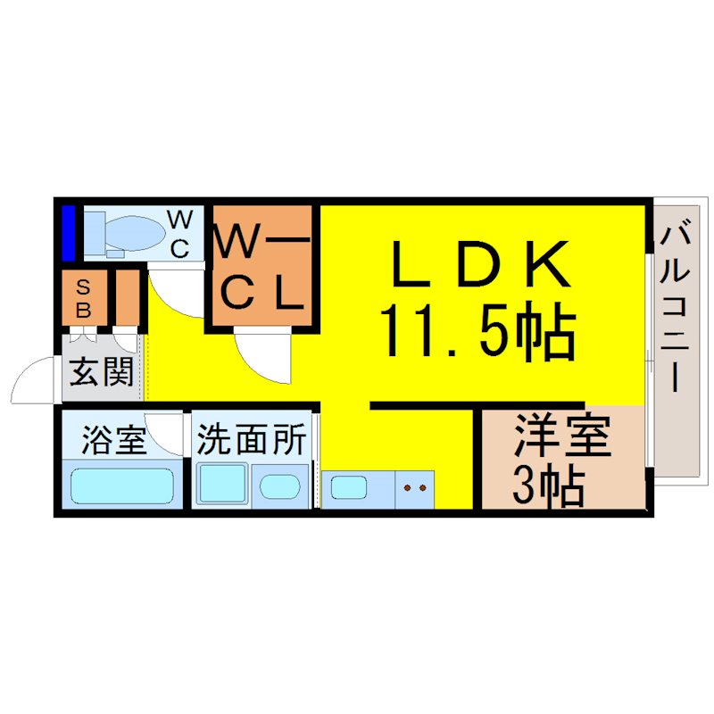 ルミナスパレス名駅 間取り