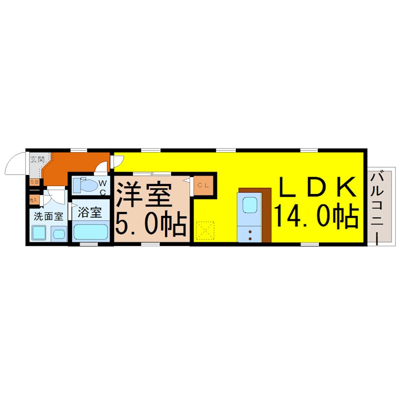 LUXE.STYLE大正町（リュクススタイル大正町） 間取り