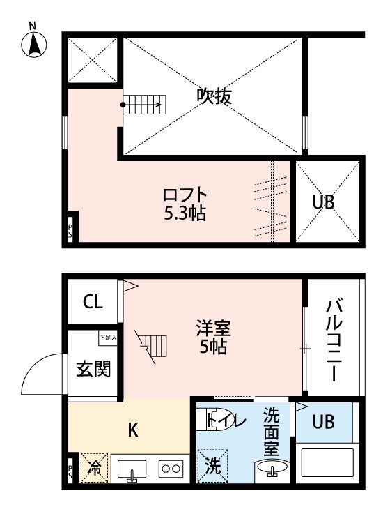 僚蘭舎（リョウランシャ） 間取り