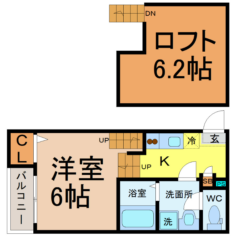 ウィルコートＩ則武 間取り