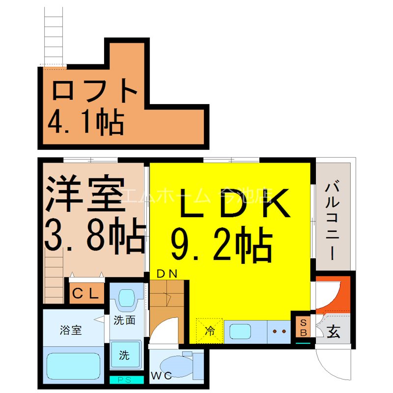 ＬＥＸＥＬＬＡ　ＳＨＩＮＳＡＫＡＥ（レクセラ新栄） 間取り
