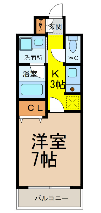 スカイフラット名古屋 間取り