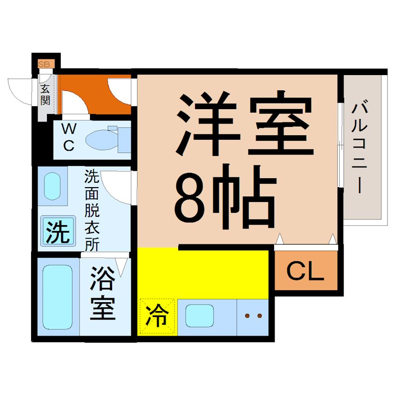 Ｃｈｅｒｉｍ岩塚 間取り