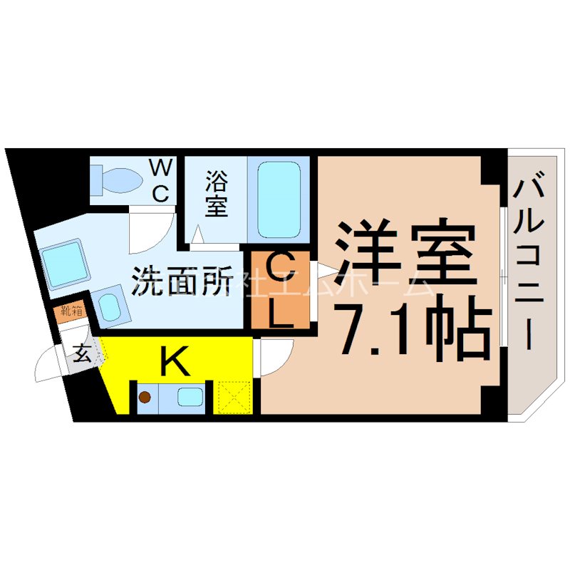セオークス幅下 間取り