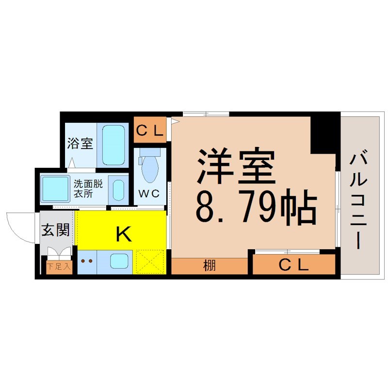愛知県名古屋市東区葵１丁目 間取り
