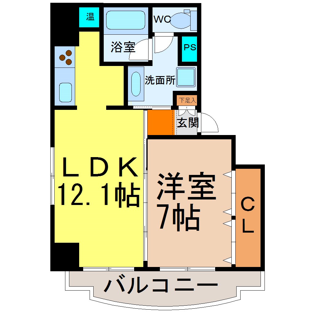 フローラル今池 間取り