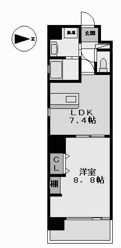 愛知県名古屋市中区丸の内２丁目 間取り