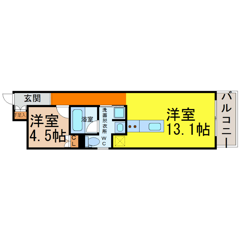 アプリーレ久屋大通公園 間取り