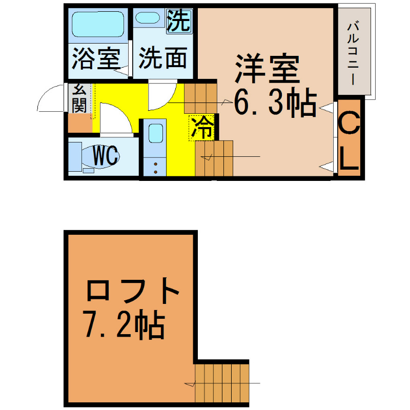 Ｃｒｅｏ栄生壱番館（クレオ栄生壱番館） 間取り