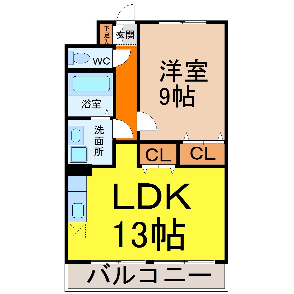 プリミエール八幡 間取り