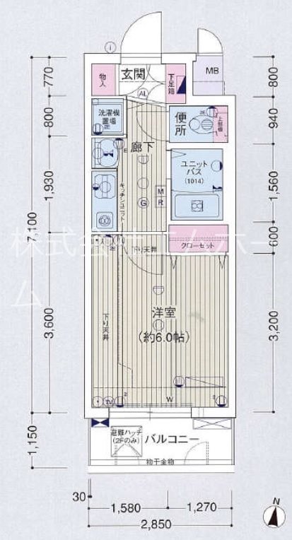 プレサンス名古屋城前 間取り