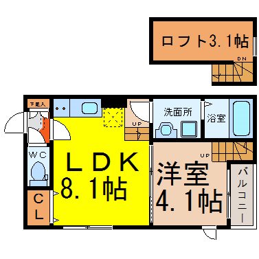 愛知県名古屋市中村区則武２丁目 間取り