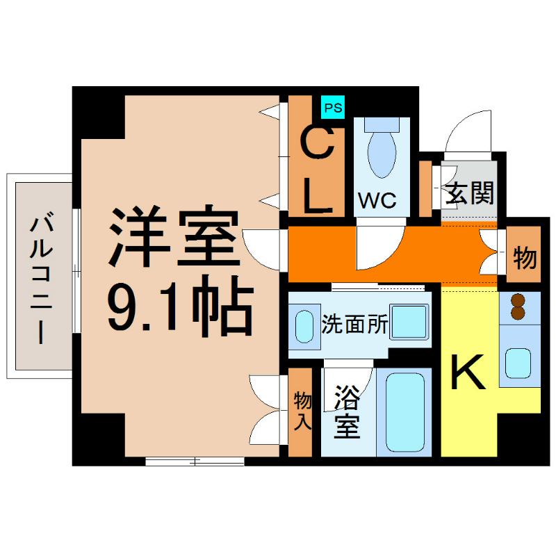 オーキッドビル白鳥 間取り