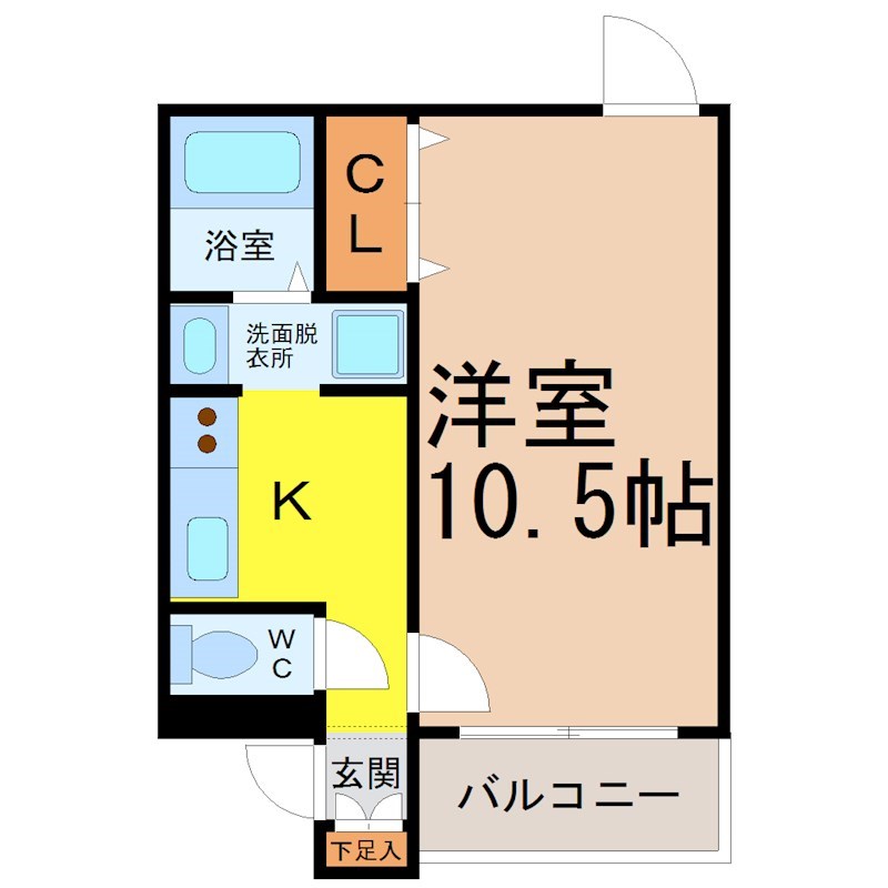 アーバンストリーム（金山） 間取り