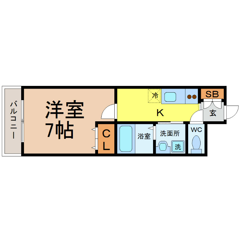 愛知県名古屋市中村区西米野町１丁目 間取り