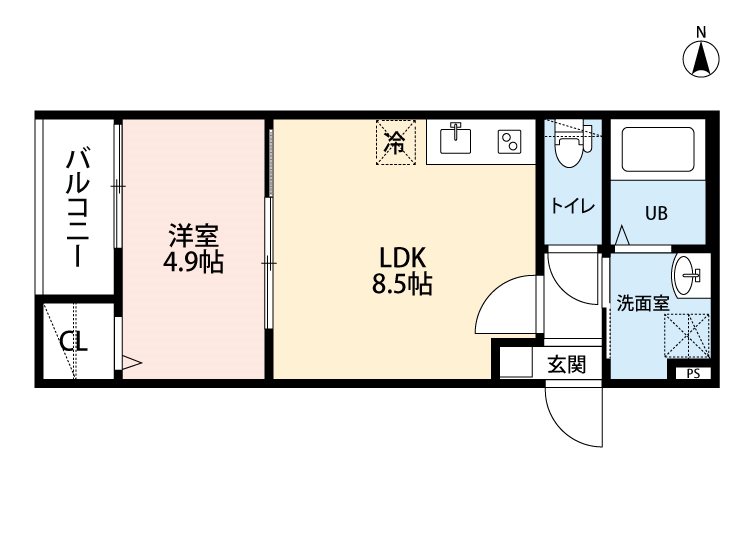 プランドール月島 間取り