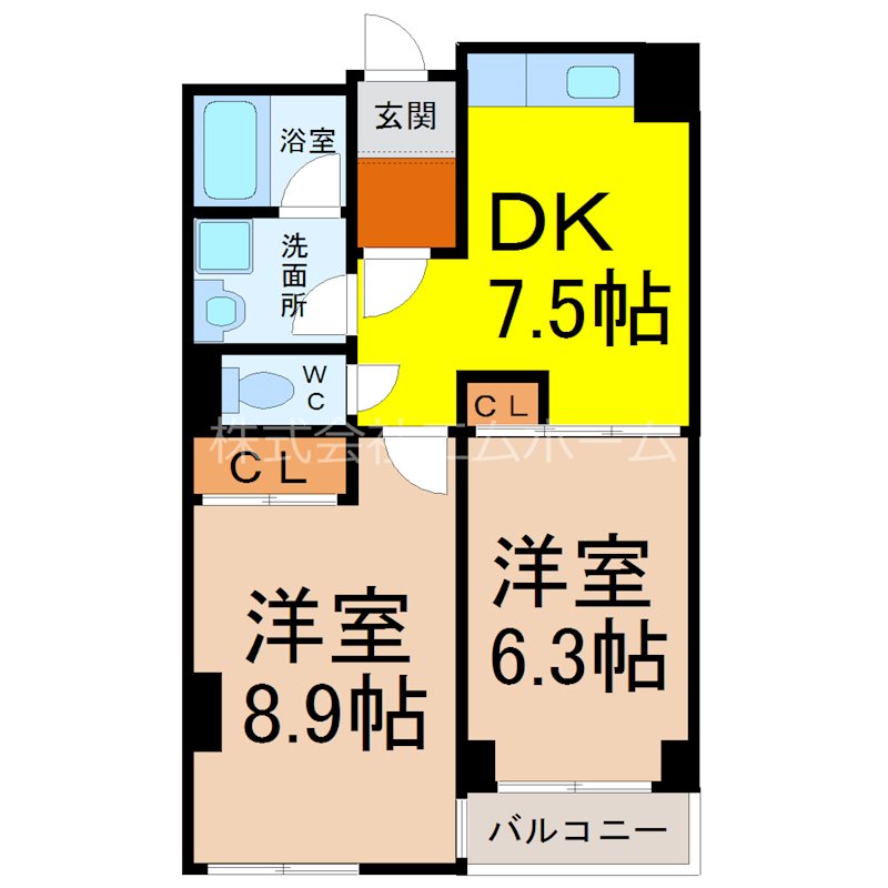 フォンテーヌナウ 間取り