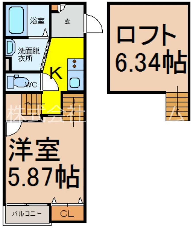 Creo栄生伍番館（クレオ栄生伍番館） 間取り