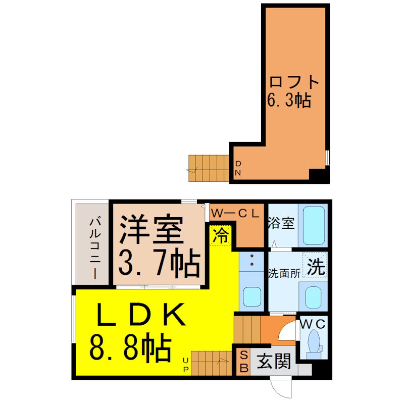 ヴァンベール・中村 間取り
