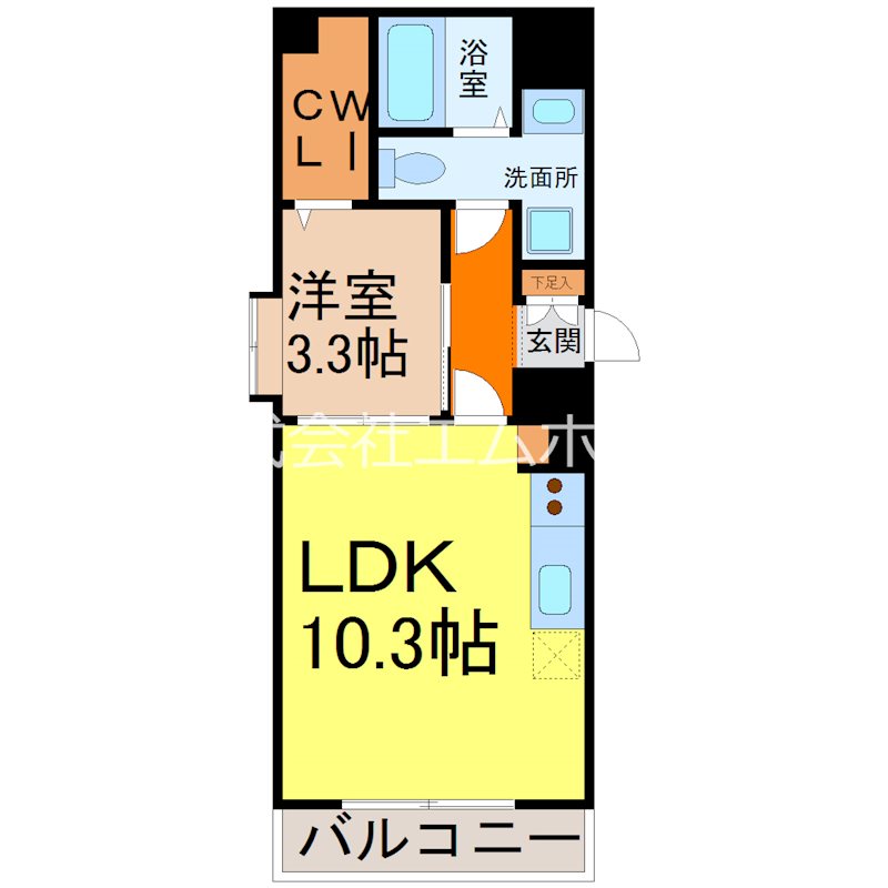 ティーブロッサム 間取り