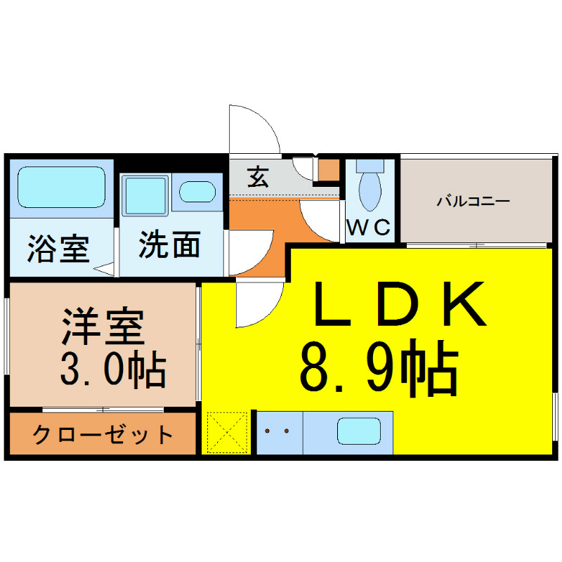 ＲＥＧＡＬＥＳＴ中村公園 間取り
