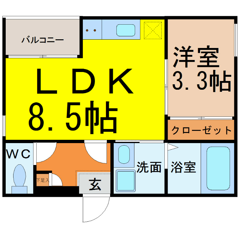 ＲＥＧＡＬＥＳＴ中村公園 間取り