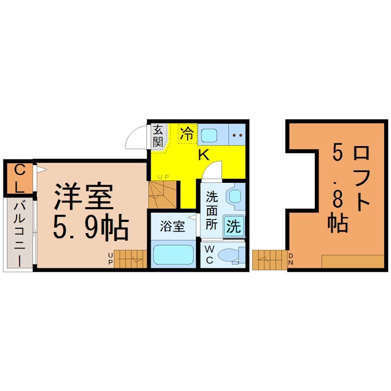ＰｒｅｎｄｒｅＯｚｏｎｅ（プランドール大曽根） 間取り