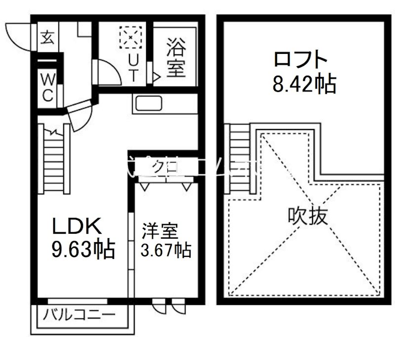 Ｃｒｅｏ八田弐番館 間取り