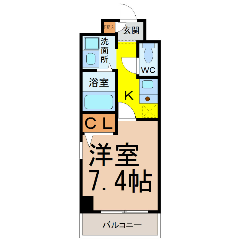 ＣＲＥＣＥＲ新栄（クレセール新栄） 間取り