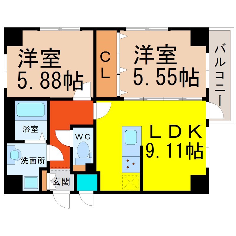ベラヴィスタ神田 間取り